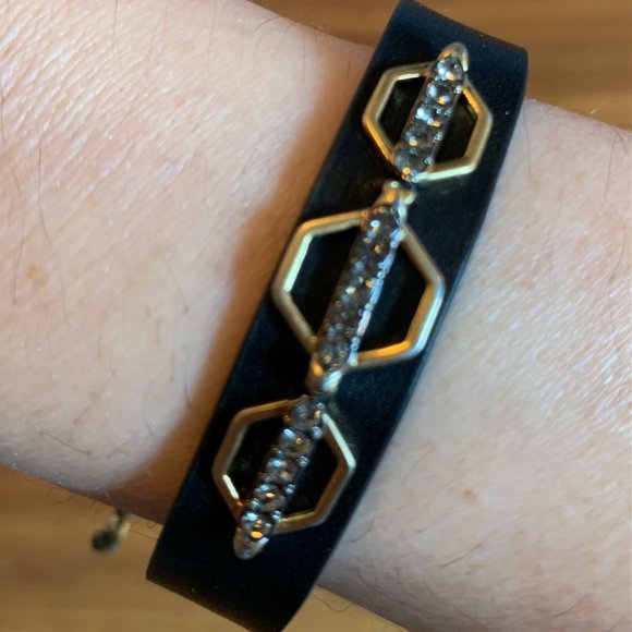 Stella & Dot Jewelry - Stella & Dot leather Terra bracelet